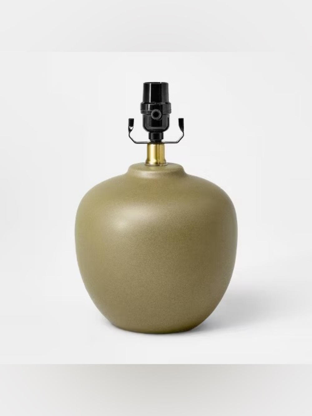 Ceramic Lamp Base Green - Threshold designed with Studio McGee